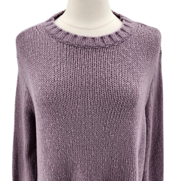 Wooden Ships Paola Buendia Womens S/M Sweater Purple Acrylic Mohair Wool Boxy - Picture 2 of 8